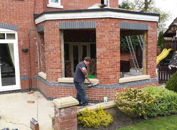 Example of David's previous building work at a home